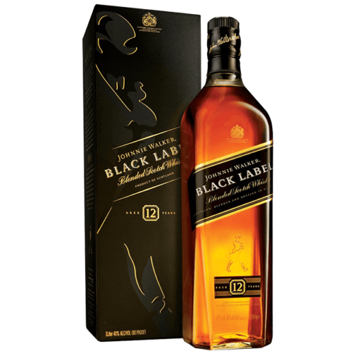 Whisky Johnnie Walker Etiqueta Negra 1 Lt