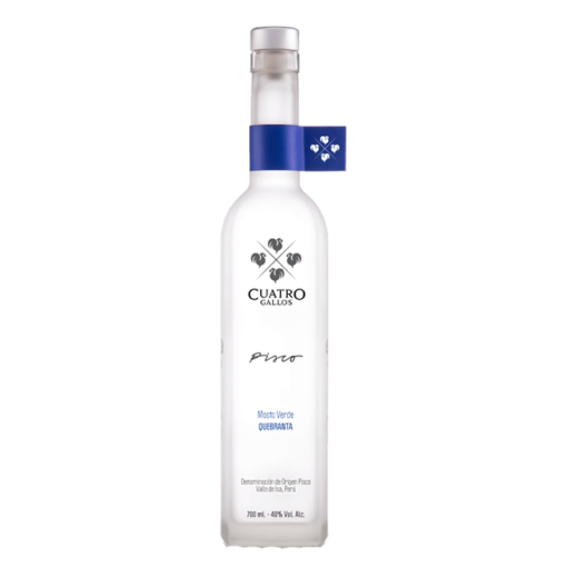 Pisco Cuatro Gallos Mosto Verde Quebranta 700 ml